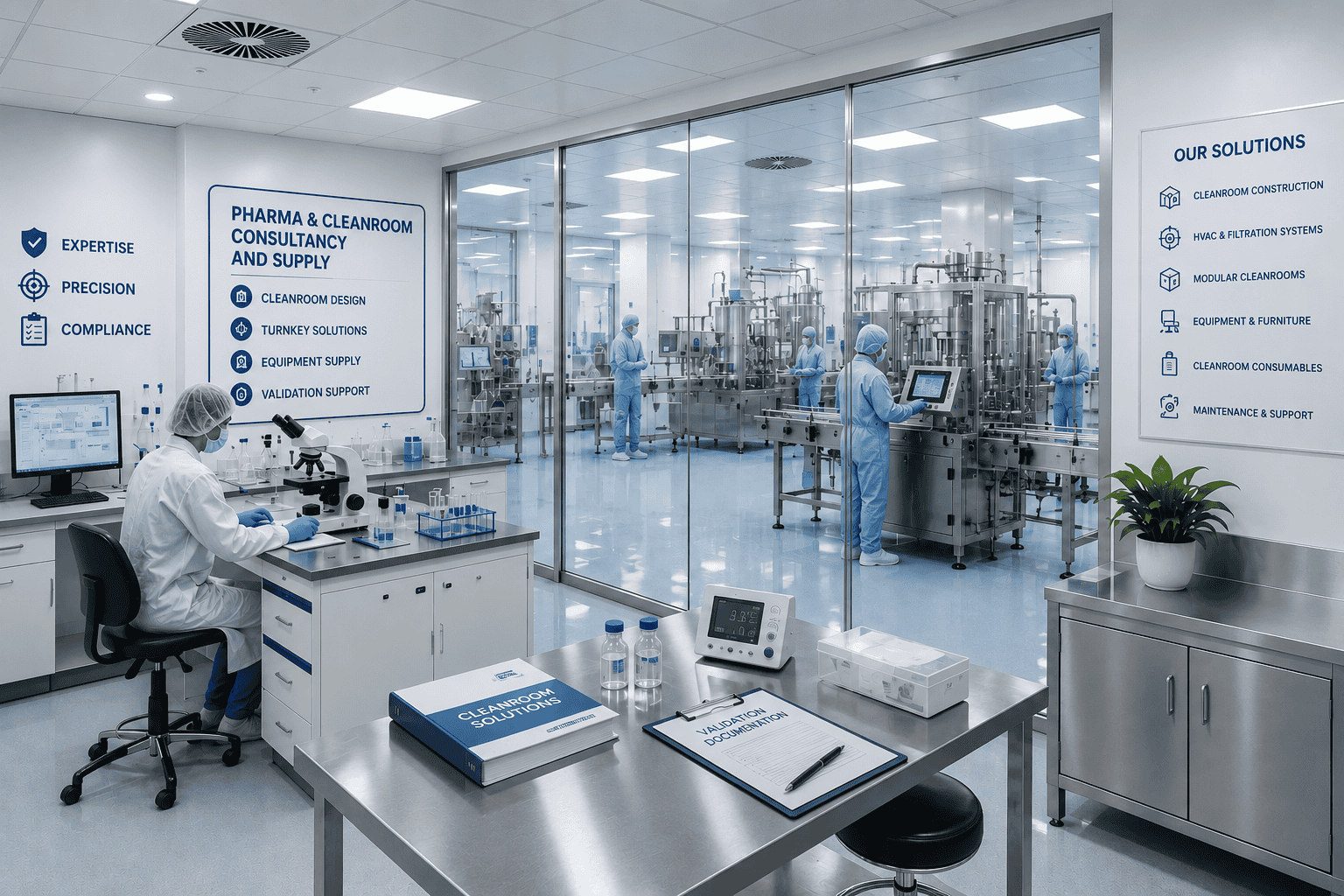 Pharma & Cleanroom Consultancy and Supply