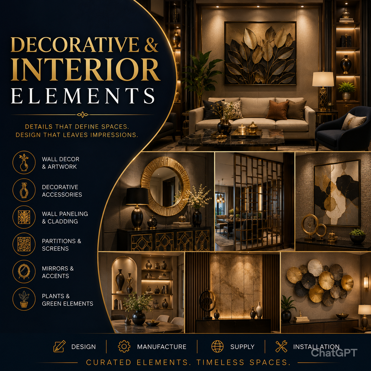 Decorative & Interior Elements