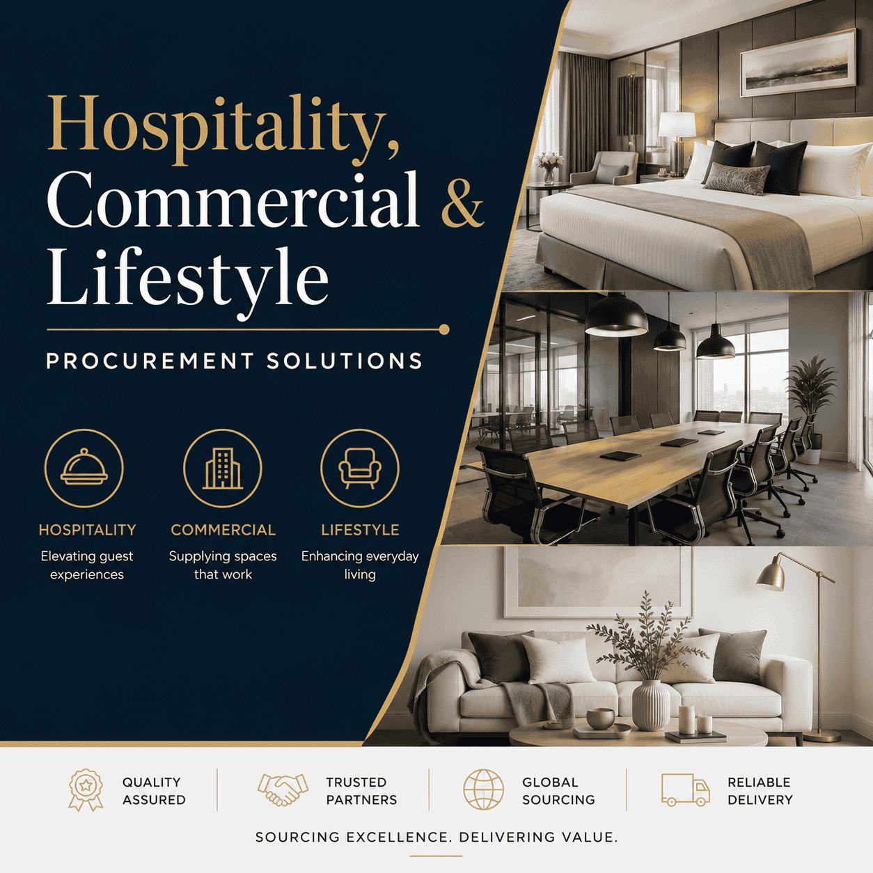 Hospitality, Commercial & Lifestyle Procurement Solutions